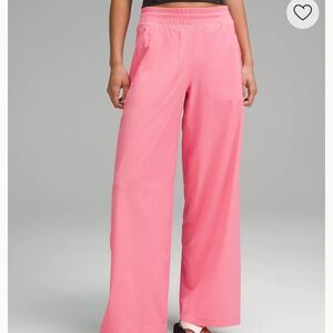 New Lululemon Swift Mid-Rise Wide-Leg Pant color Sakura Pink